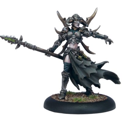 Cryx: Warwitch Deneghra (metal resculpt)