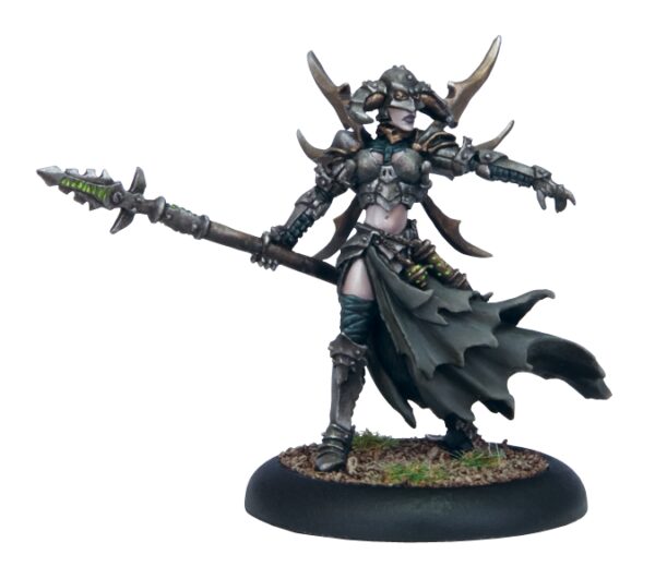 Cryx: Warwitch Deneghra (metal resculpt)