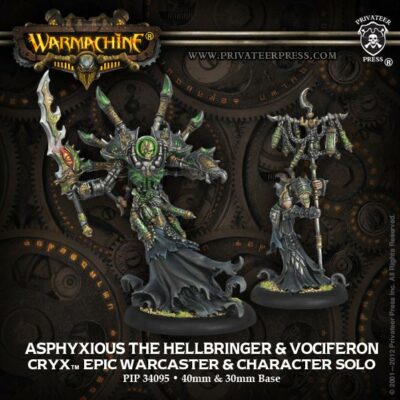 Cryx: Asphyxious the Hellbringer & Vociferon