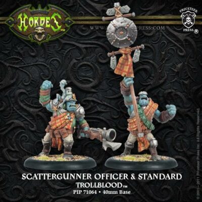Trollbloods: Trollkin Scattergun Officer & Standard Blist