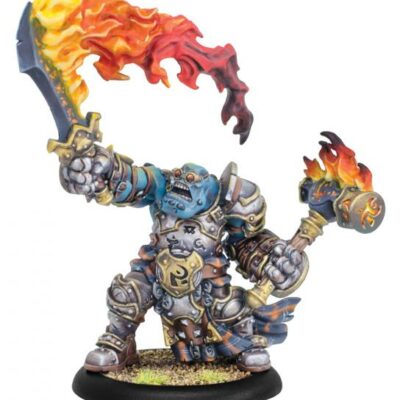 Trollbloods: Horgle the Anvil - Trollbloods Warlock (Metal/Resin