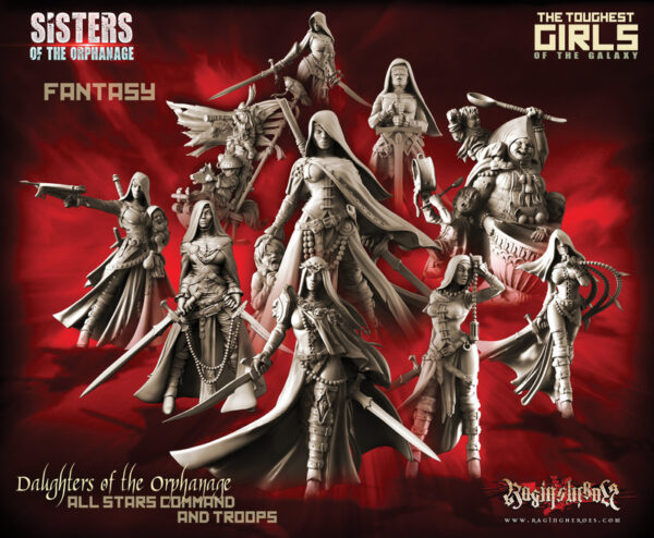 Raging Heroes: Daughters of the Orphanage Pack - All 10 Stars Co
