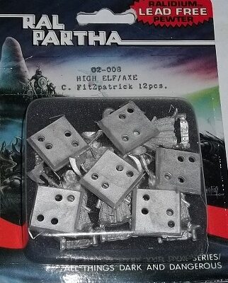Ral Partha: High Elf Reg with Axe Blister