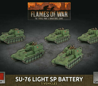 Soviet: SU-76 Light SP Battery (Plastic)