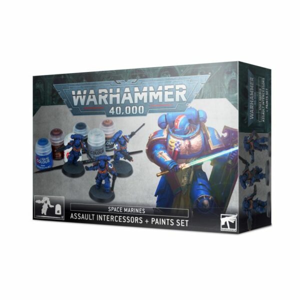 Warhammer 40K: Assault Intercessors + Paint Set