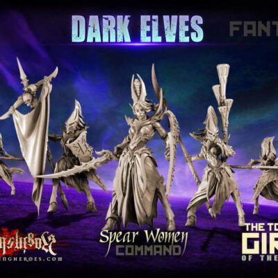 Raging Heroes: Spearwomen - Command Group (F)