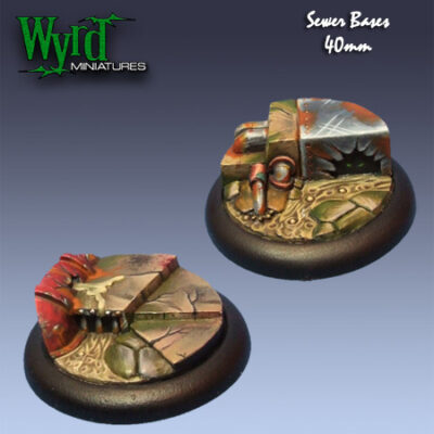 Wyrd Miniatures: Base Inserts - Sewer 40mm