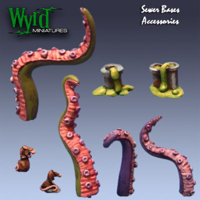 Wyrd Miniatures: Base Inserts - Sewer Base Accesories