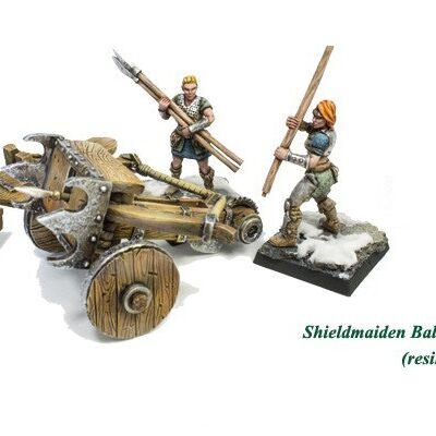 Shieldwolf Miniatures - Shieldmaiden Ballista with crew