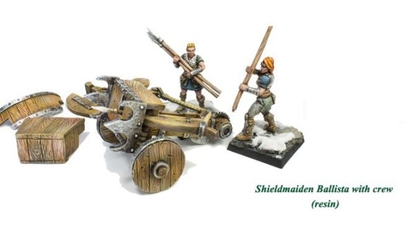 Shieldwolf Miniatures - Shieldmaiden Ballista with crew