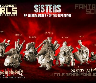 Raging Heroes: Sisters of Eternal Mercy Minions (F-SF)
