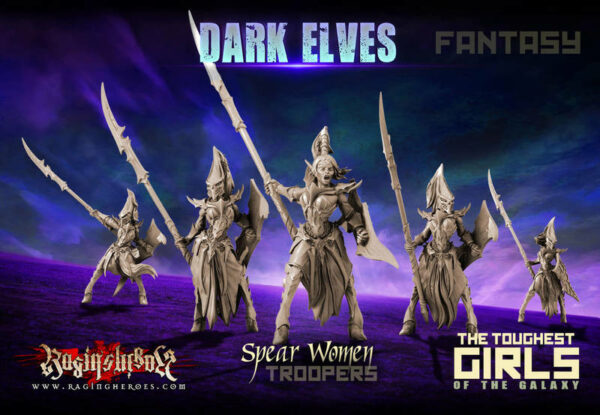 Raging Heroes: Spearwomen - Troops (F)