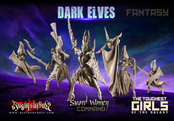 Raging Heroes: Swordwomen - Command Group (F)