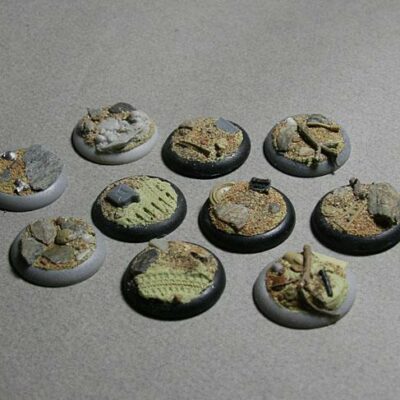 Eden 32mm - Resin Bases: Bamakas/Wasteland, Round 30mm