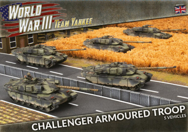 Team Yankee: Challenger Armoured Troop (x5 Plastic)