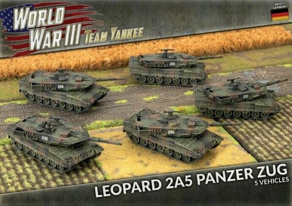 Team Yankee: Leopard 2A5 Panzer Zug (x5 Plastic)
