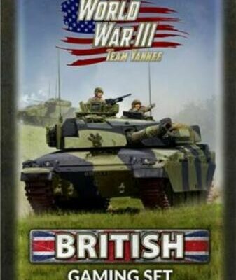 Team Yankee: British Gaming Set (x20 Tokens, x2 Objectives, x16