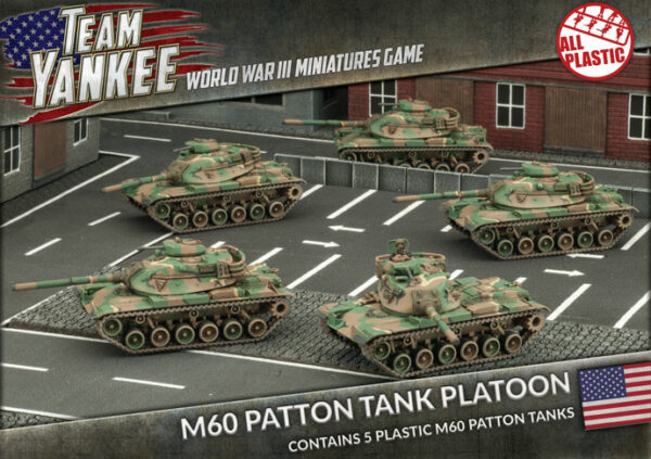 Team Yankee: M60 Patton Tank Platoon (Plastic)