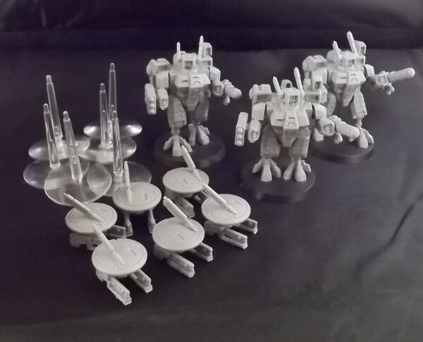 Tau Empire: XV8 Crisis Battlesuits (Loose)