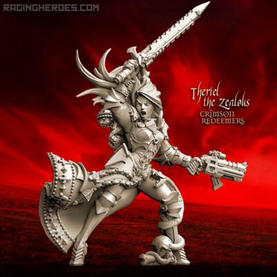 Raging Heroes: Crimson Redeemers Theriel the Zealous