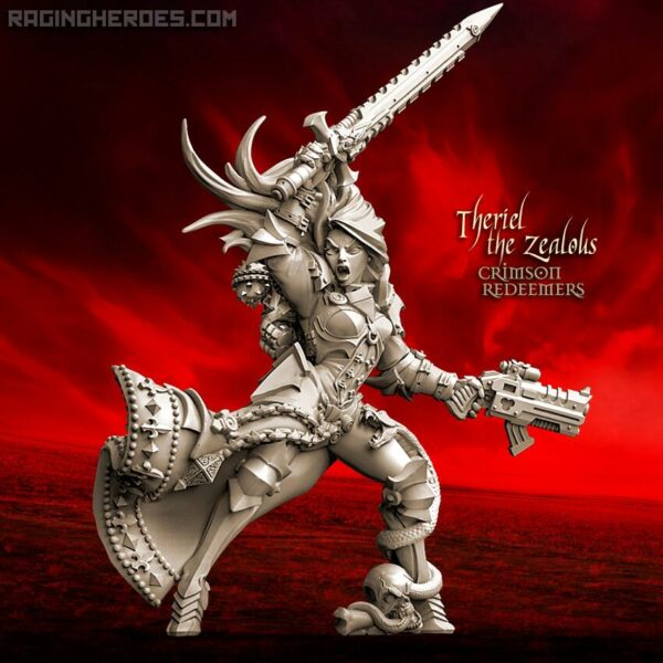 Raging Heroes: Crimson Redeemers Theriel the Zealous