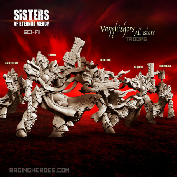 Raging Heroes: Vanquishers All-Stars Troops