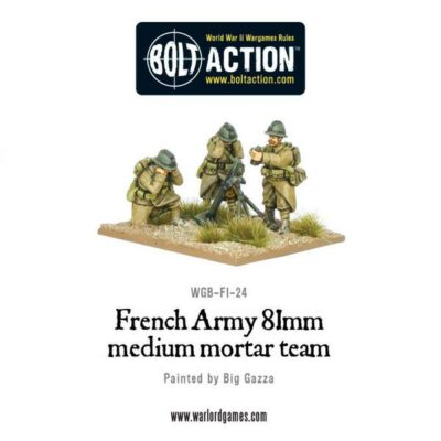 Bolt Action: Early War French 81mm Mortar Team