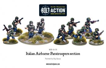 Bolt Action: Italian Airborne Paratroopers Section