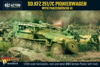 Bolt Action: Sd.Kfz 251/7C Pionierwagen with panzerbuchse 41