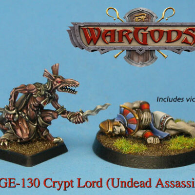 Wargods Of Aegyptus: Crypt Lord (Undead Assassin) with Victim