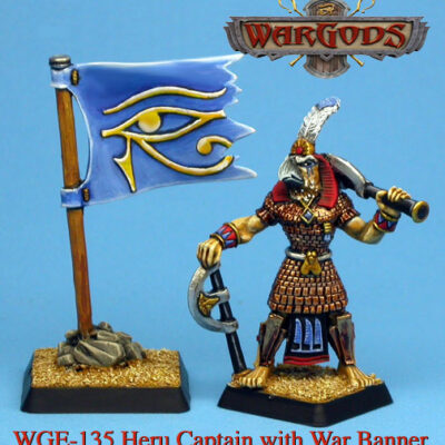 Wargods Of Aegyptus: Heru Captain With Banner