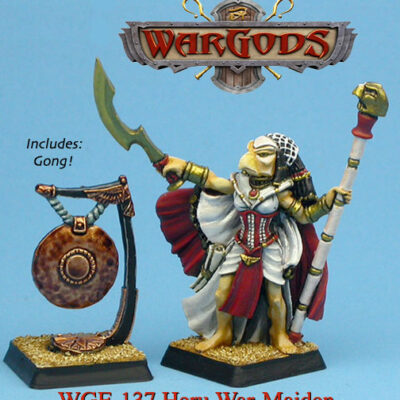 Wargods Of Aegyptus: Heru War-maiden With Gong