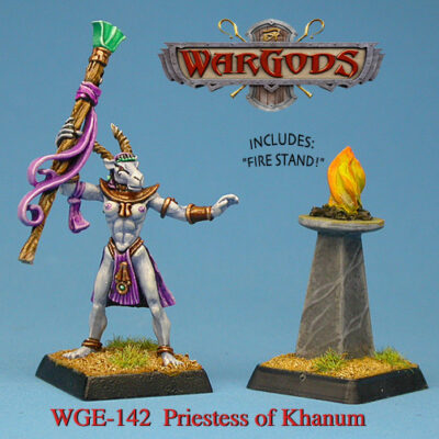 Wargods Of Aegyptus: Priestess Of Khanum With Fire Stand