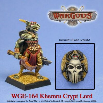 Wargods Of Aegyptus: Khemru Crypt Lord with Giant Scarab