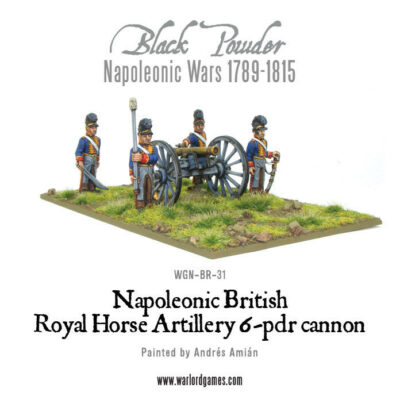 Black Powder: Napoleonic British Horse Artillery 6-pdr Cannon