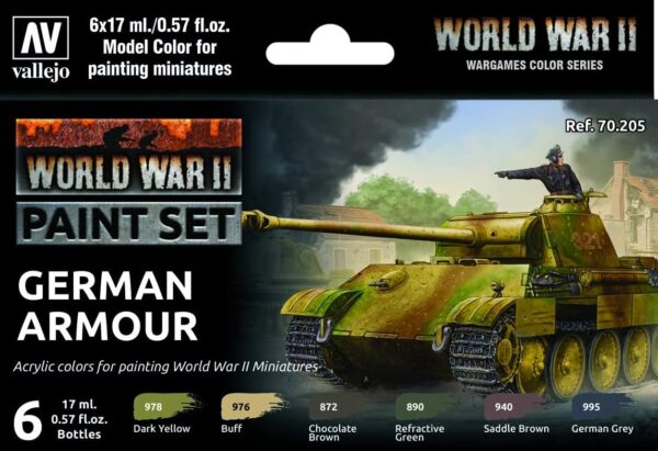 Flames: WWII German Armour Paint Set