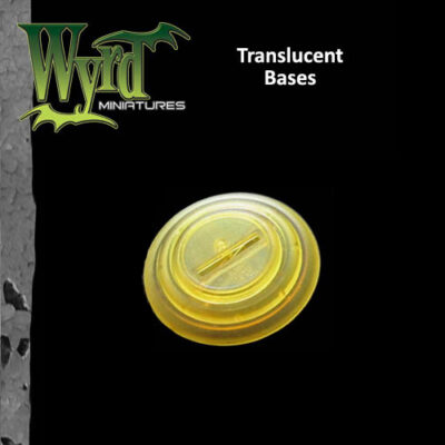 Wyrd Miniatures: Gold Translucent Bases 40mm