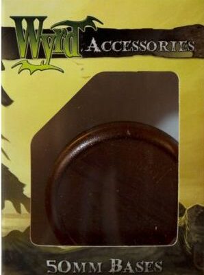 Wyrd Miniatures: Rootbeer Translucent Bases 50mm