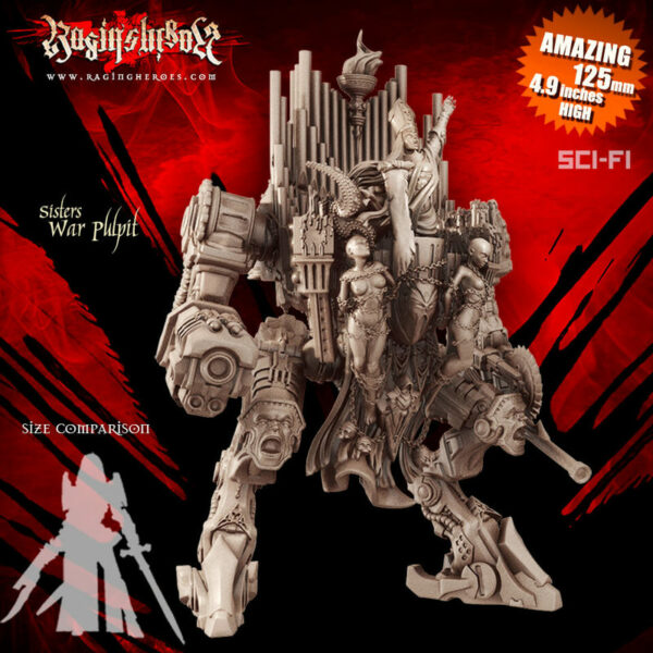 Raging Heroes: War Pulpit (F-SF)