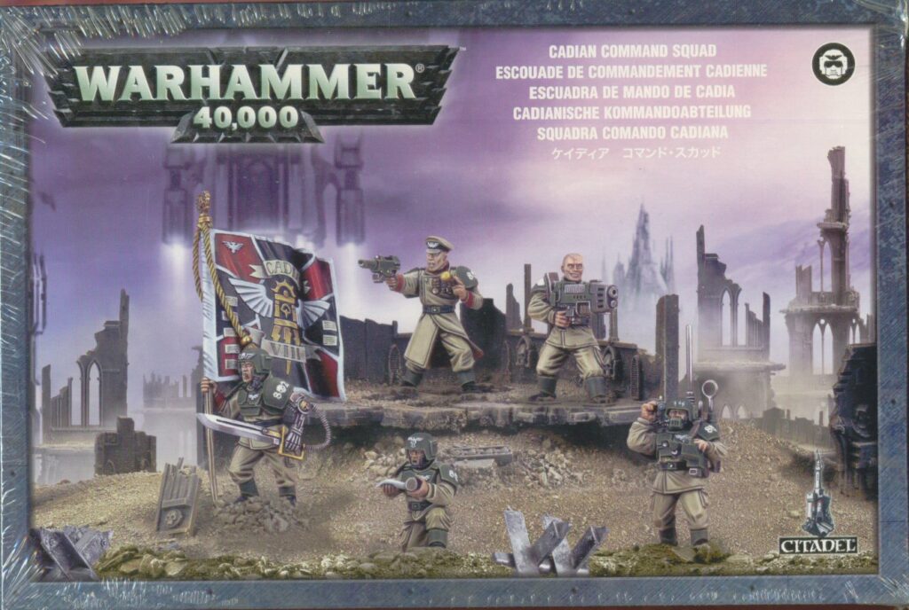 Warhammer-40K-Imperial-Cadian-Command-Squad-NEW-Boxed-Set