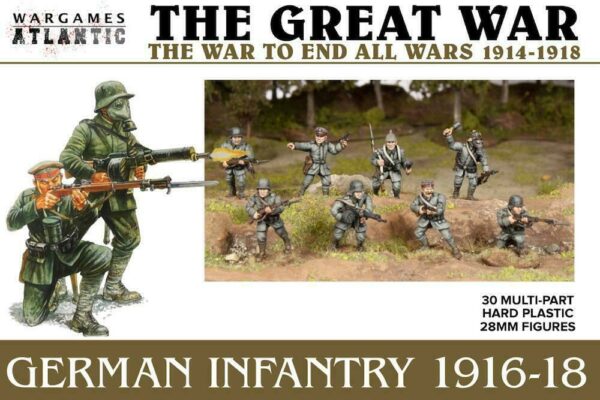 Wargames Atlantic - World War One German Infantry 1916-18