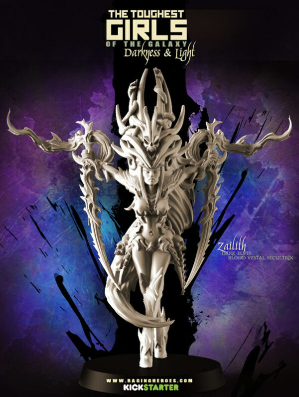 Raging Heroes: Zailith, Blood Vestal Secultrix (F-SF)