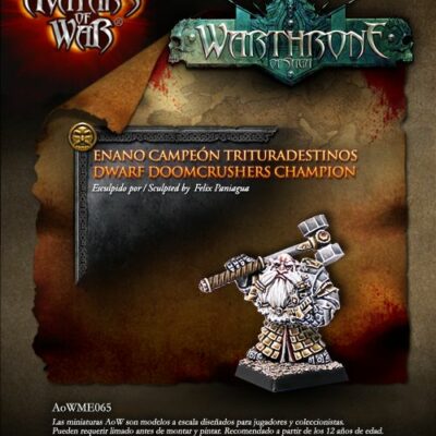 AoW: Dwarf Doomcrushers Veteran Blister Packet