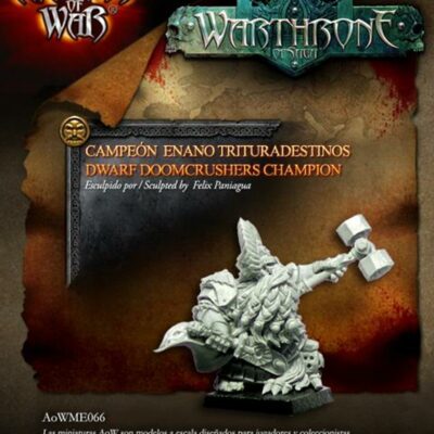 AoW: Dwarf Doomcrushers Champion Blister Packet