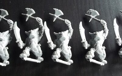 Orcs and Goblins: Black Orcs with Two Weapons x5 (Loose)
