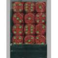 Dice: 36 - 12mm Speckled Strawberry