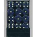 Dice: 36 - 12mm Speckled Golden Cobolt