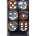 Dice: 12 - 16mm Copper and Steel with White