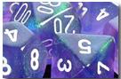 Dice: 12 - 16mm Forsted Purple with White