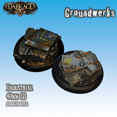 Dark Age: 40mm Industrial Bases Blister Packet